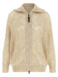 Brunello Cucinelli Brunello Cucinelli Beige Polyamide Cardigan