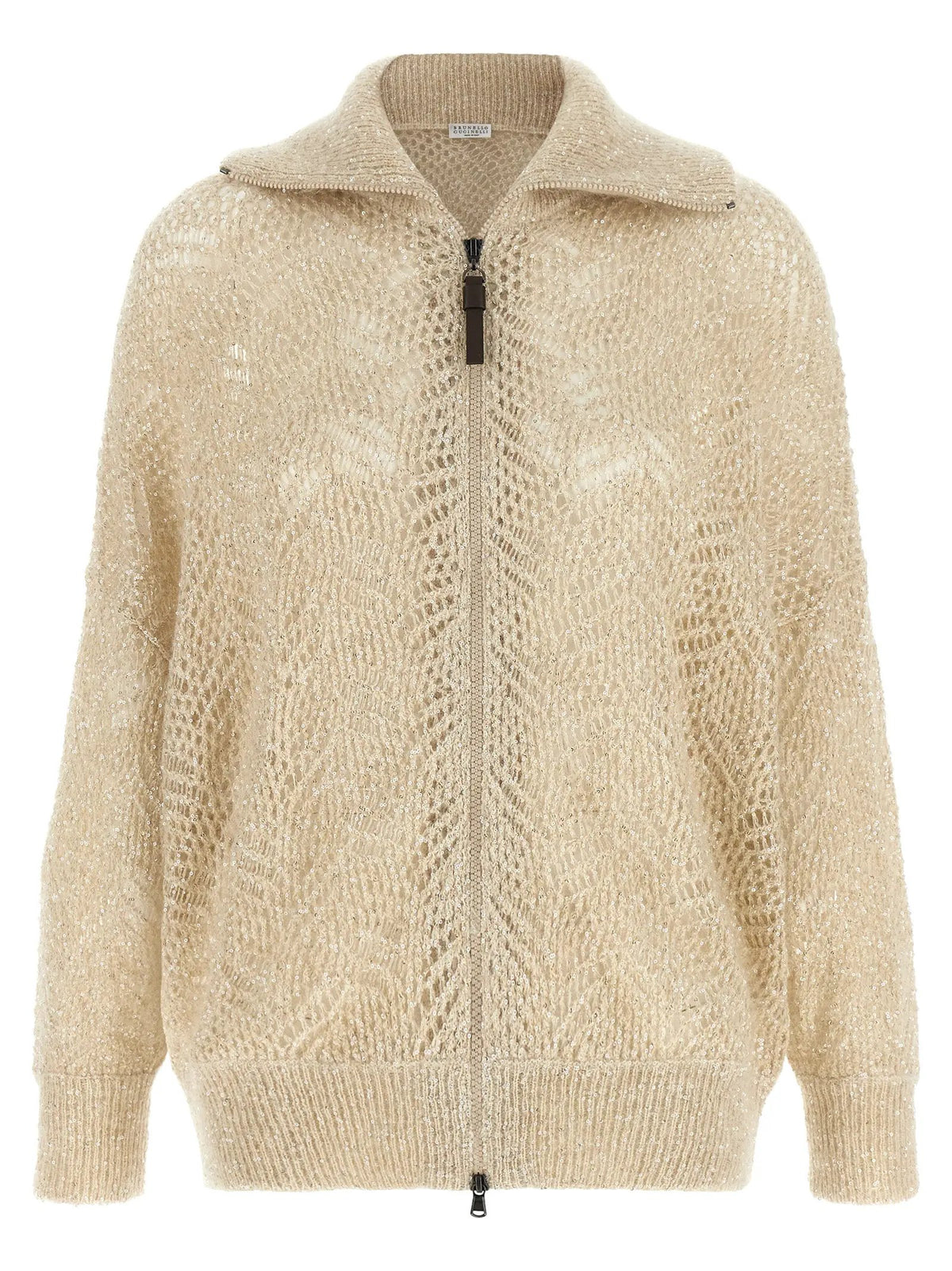 Brunello Cucinelli Brunello Cucinelli Beige Polyamide Cardigan