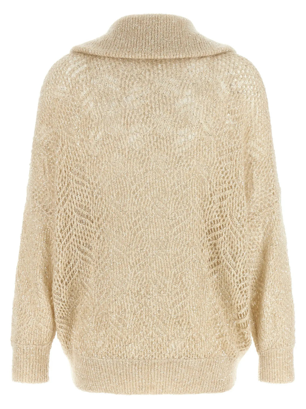 Brunello Cucinelli Brunello Cucinelli Beige Polyamide Cardigan