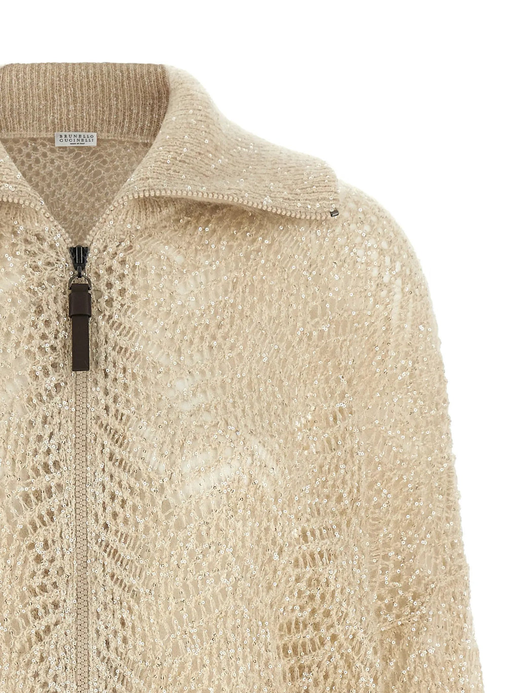 Brunello Cucinelli Brunello Cucinelli Beige Polyamide Cardigan