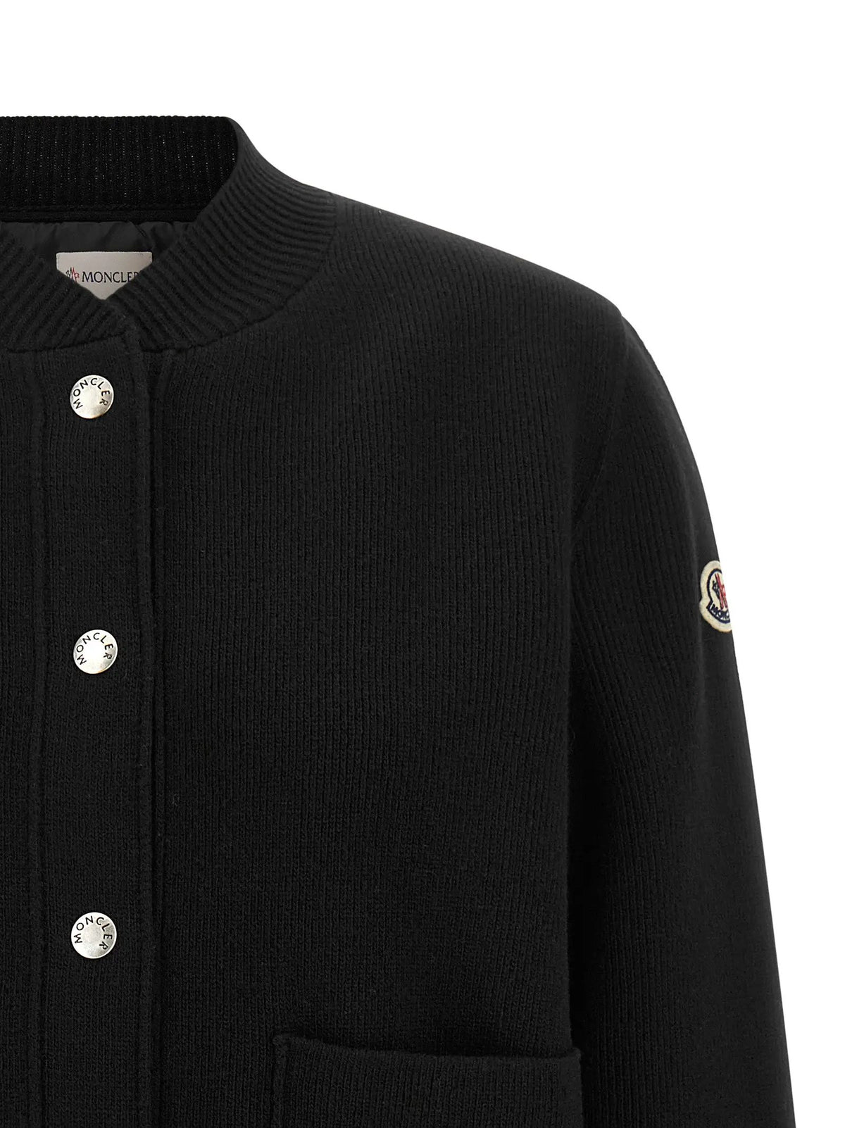 Moncler Moncler Black Polyamide Cardigan