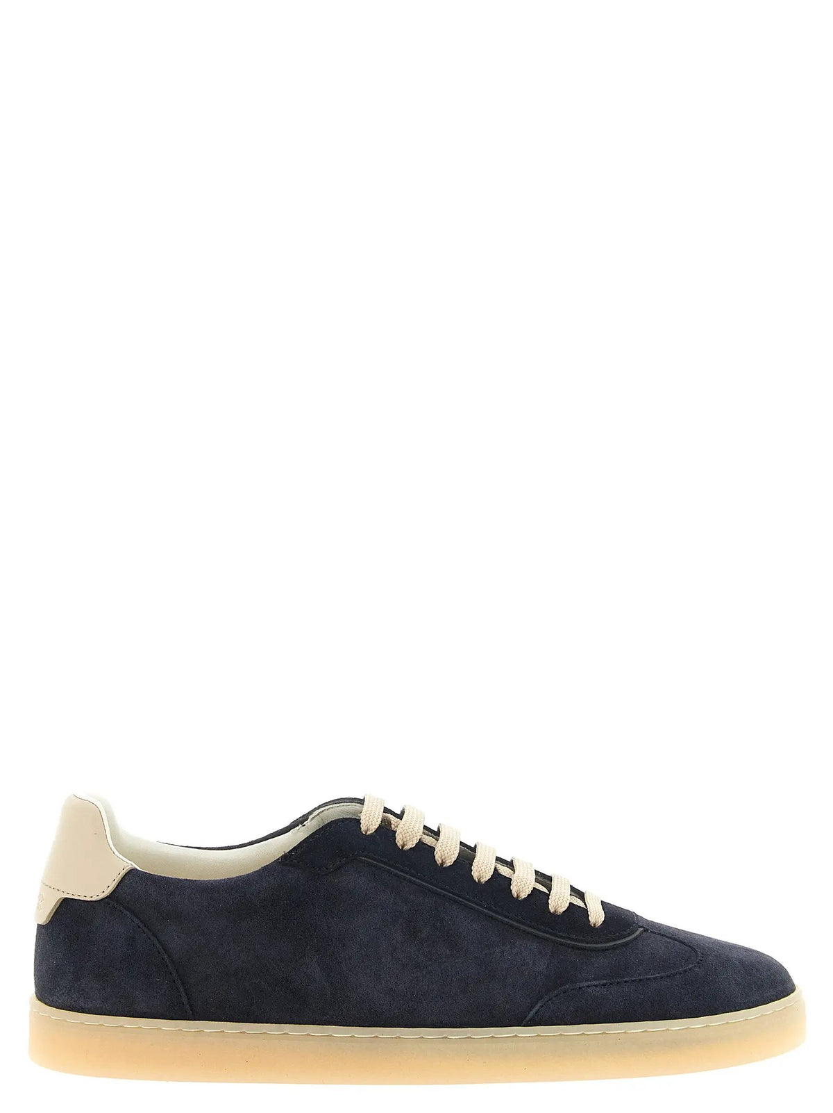 Brunello Cucinelli Brunello Cucinelli Blue Calfskin Low Top Sneakers