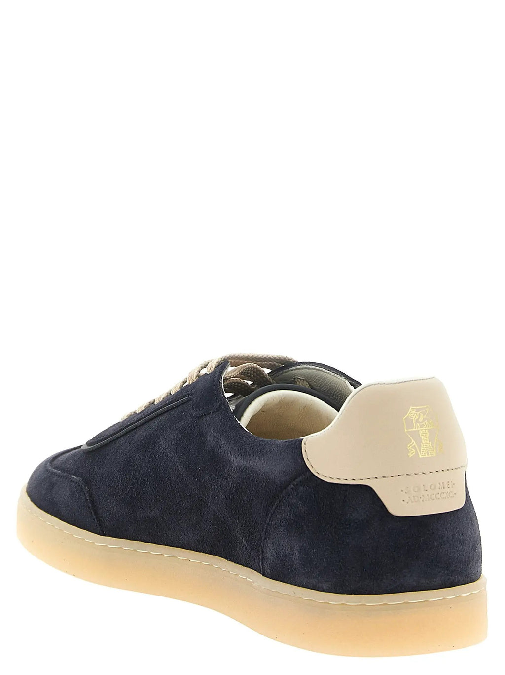 Brunello Cucinelli Brunello Cucinelli Blue Calfskin Low Top Sneakers