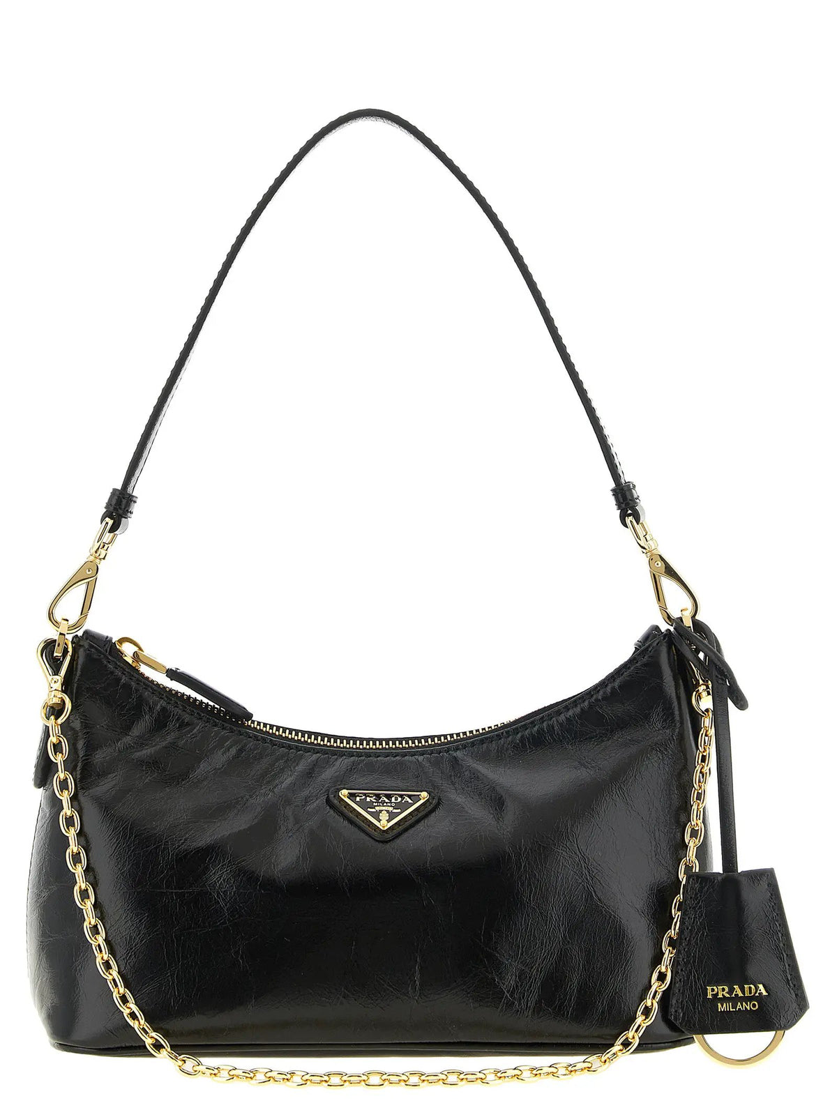 Prada Prada Black Calfskin Shoulder Bag