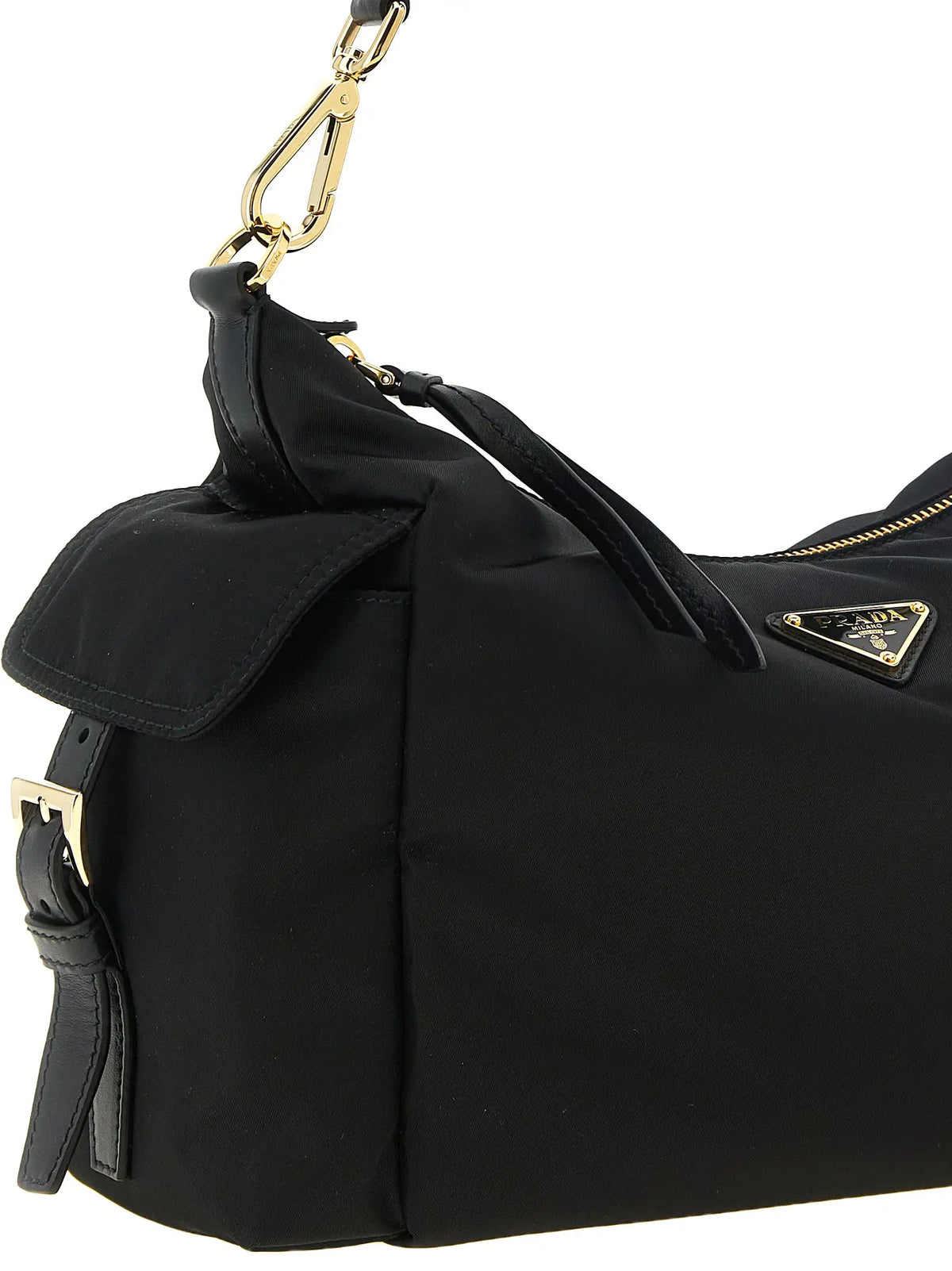 Prada Prada Black Polyamide Shoulder Bag