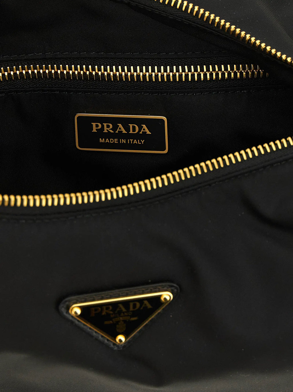 Prada Prada Black Polyamide Shoulder Bag