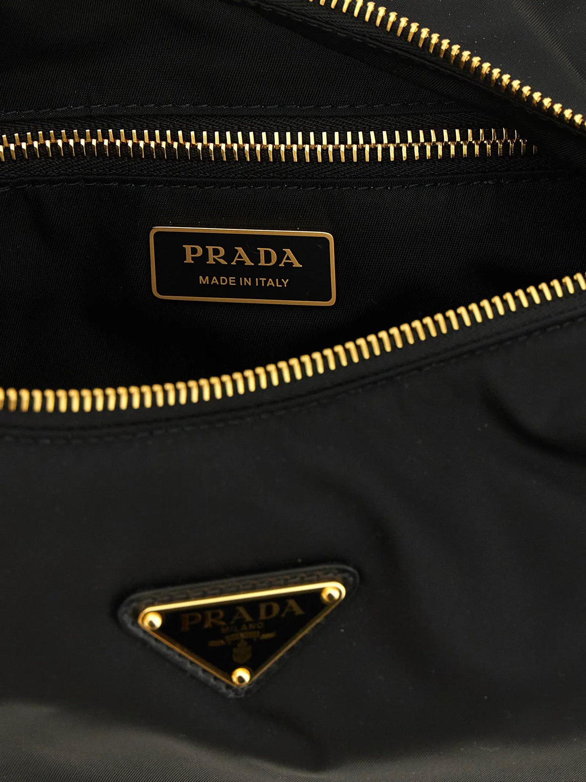 Prada Prada Black Polyamide Shoulder Bag
