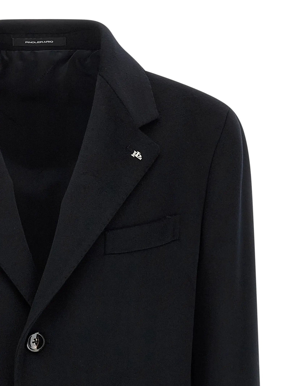 Tagliatore Tagliatore Blue Virgin Wool Coat