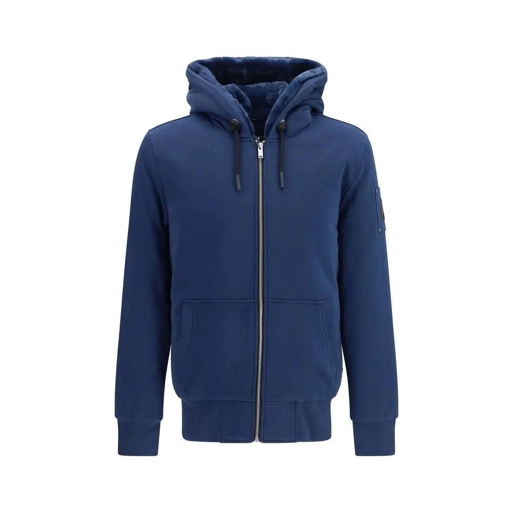 Moose Knuckles Blue Polyester Sweatshirt