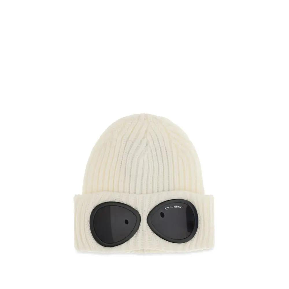 C.P. Company C.P. Company White Wool Oves Aries Beanie