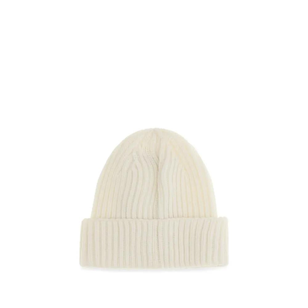 C.P. Company C.P. Company White Wool Oves Aries Beanie