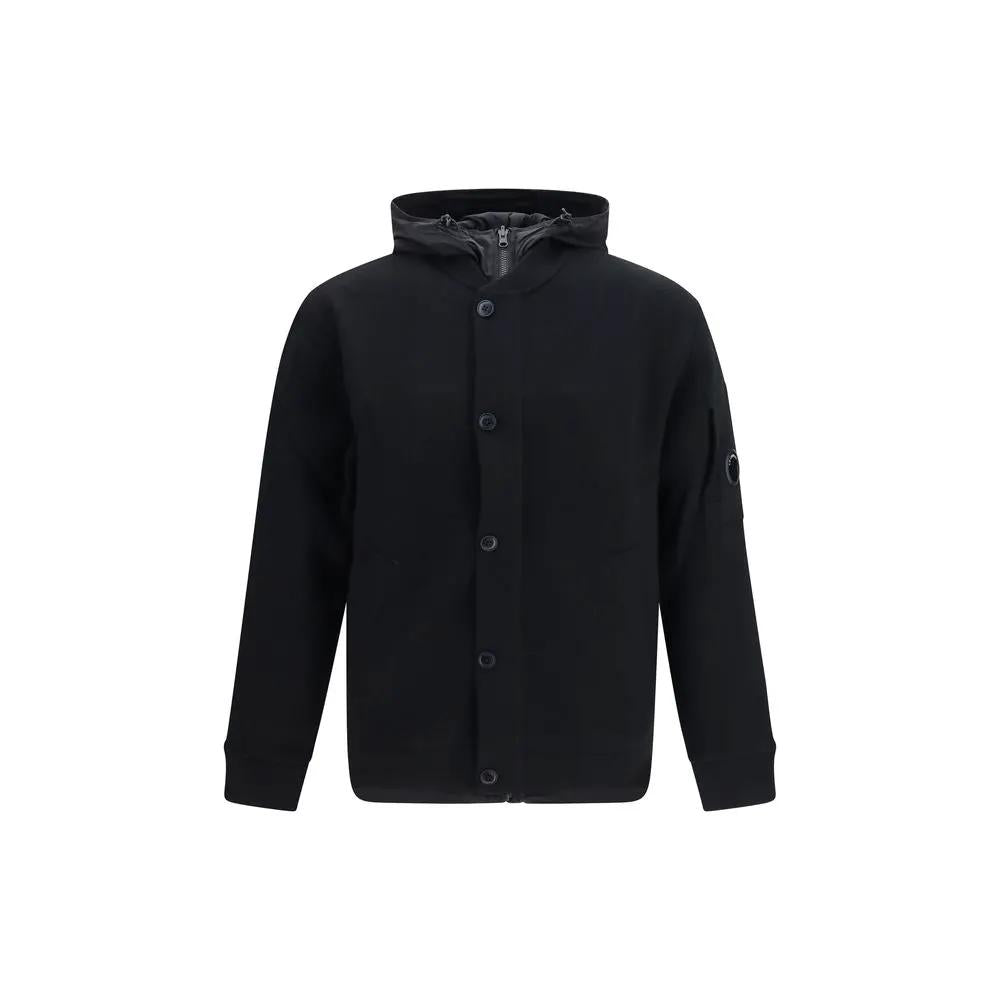 C.P. Company C.P. Company Black Wool Oves Aries Sweater