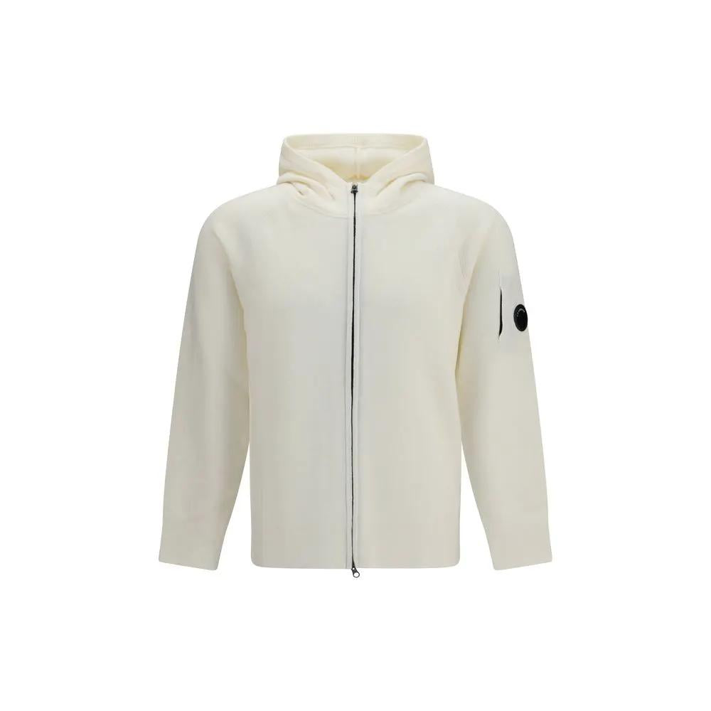 C.P. Company Beige Wool Oves Aries Hoodie