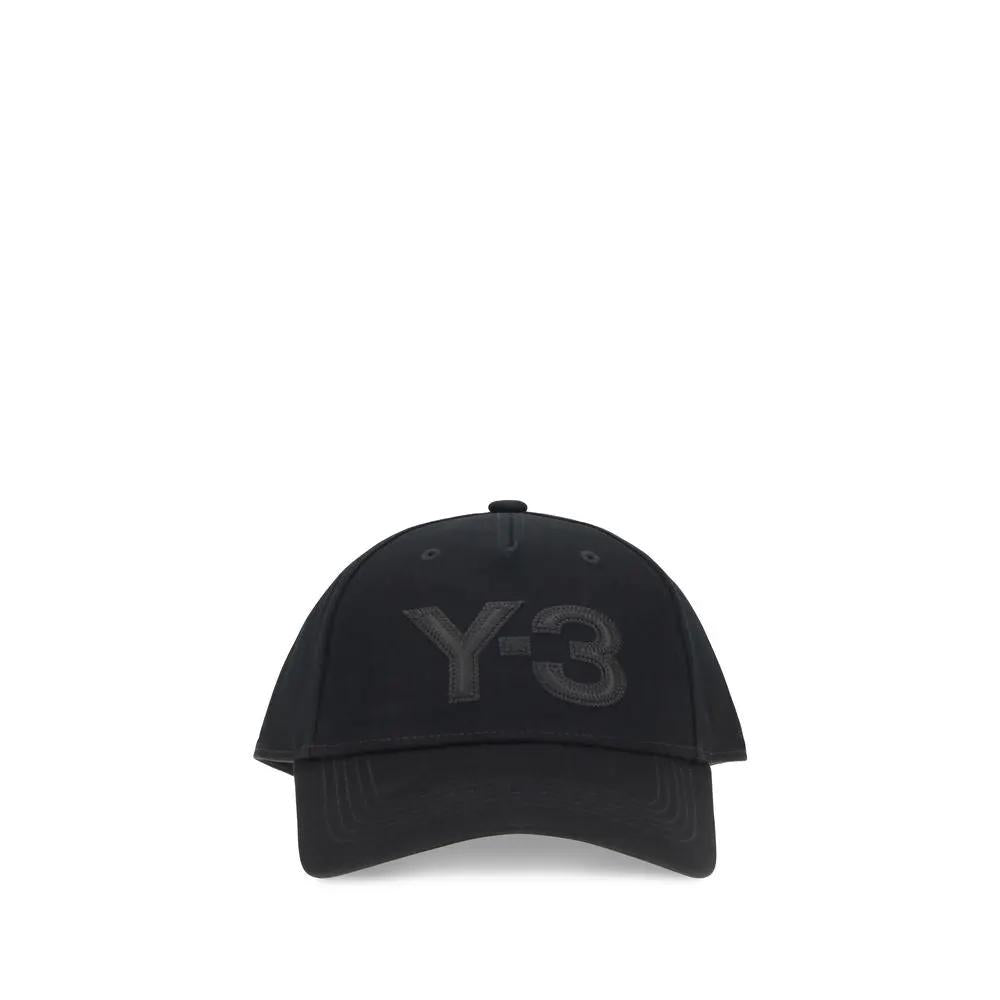 Y-3 Black Cotton Cap (Baseball Hat)