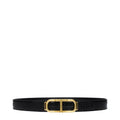 Tom Ford Black Leather Regular Belt
