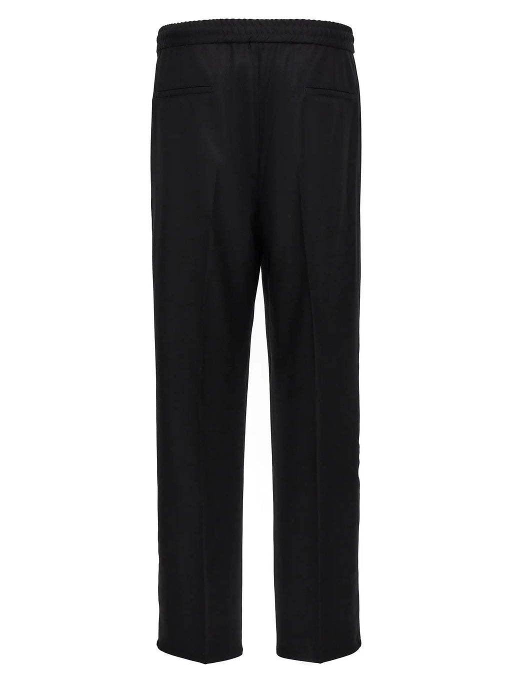 Brunello Cucinelli Black Wool Casual Pants