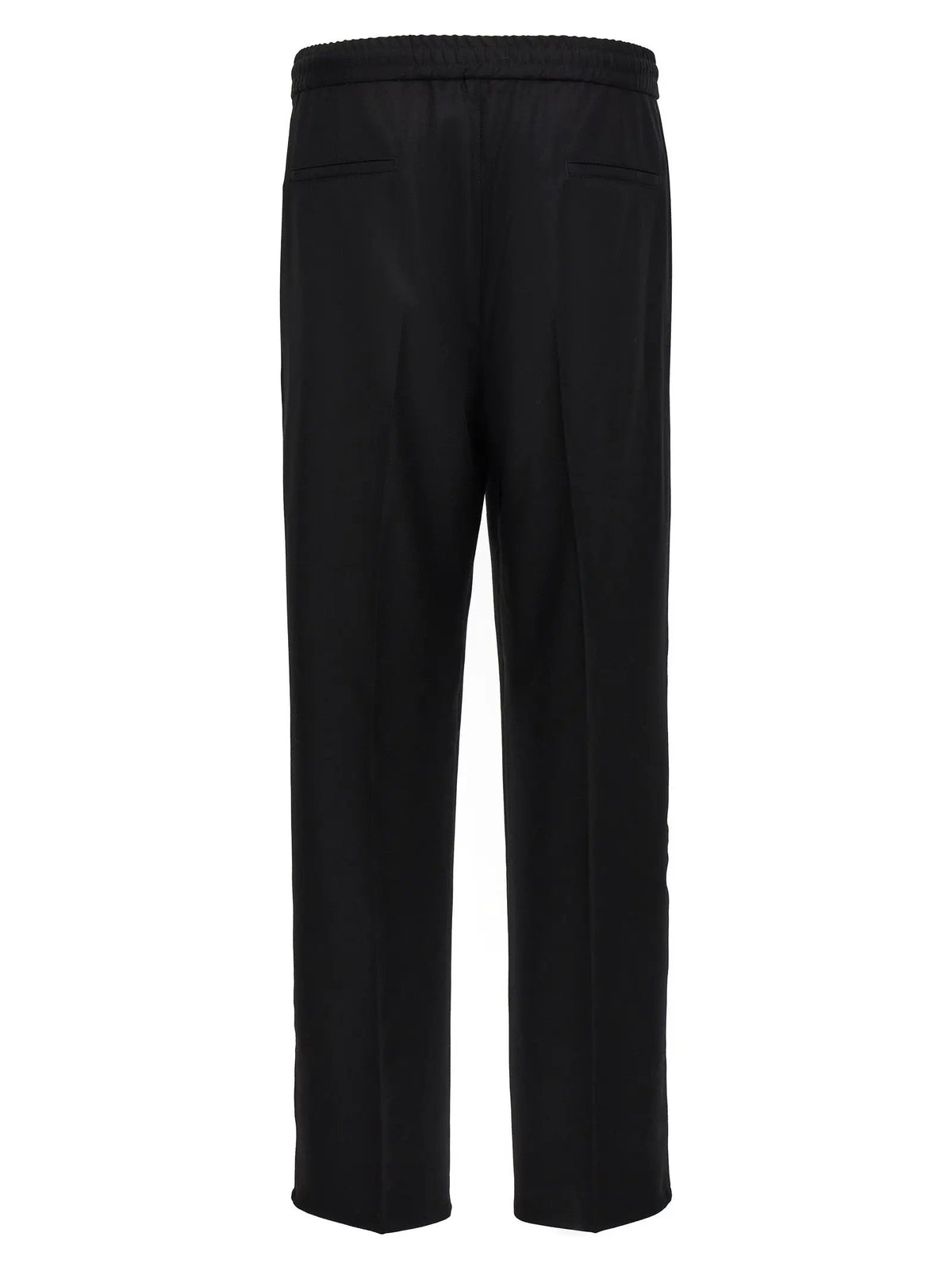 Brunello Cucinelli Black Wool Casual Pants
