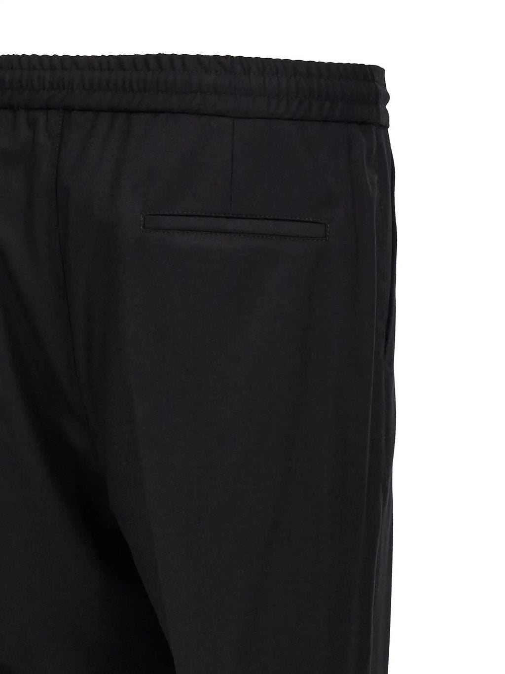 Brunello Cucinelli Black Wool Casual Pants