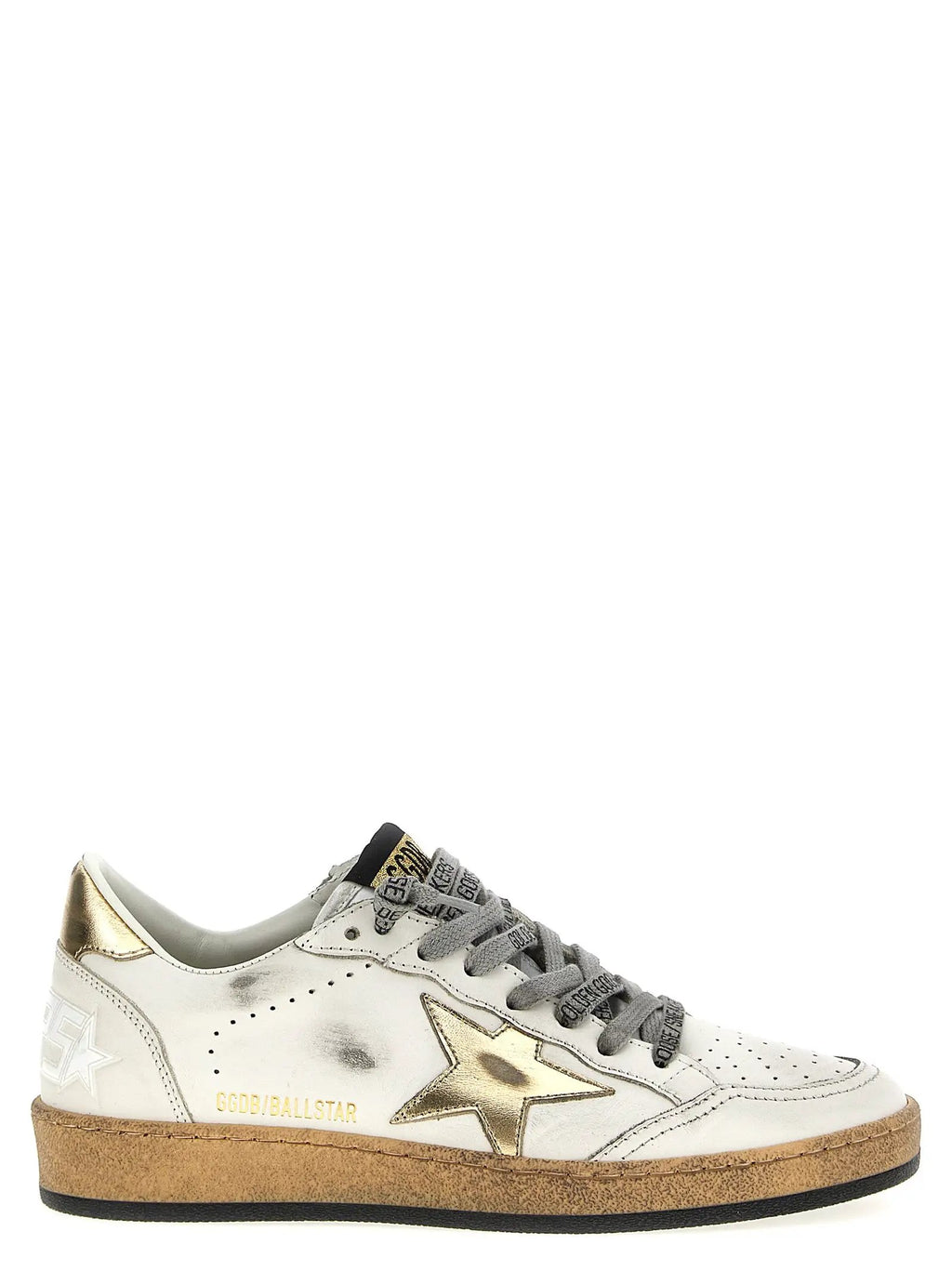 Golden Goose Golden Goose Gold Cowhide Low Top Sneakers