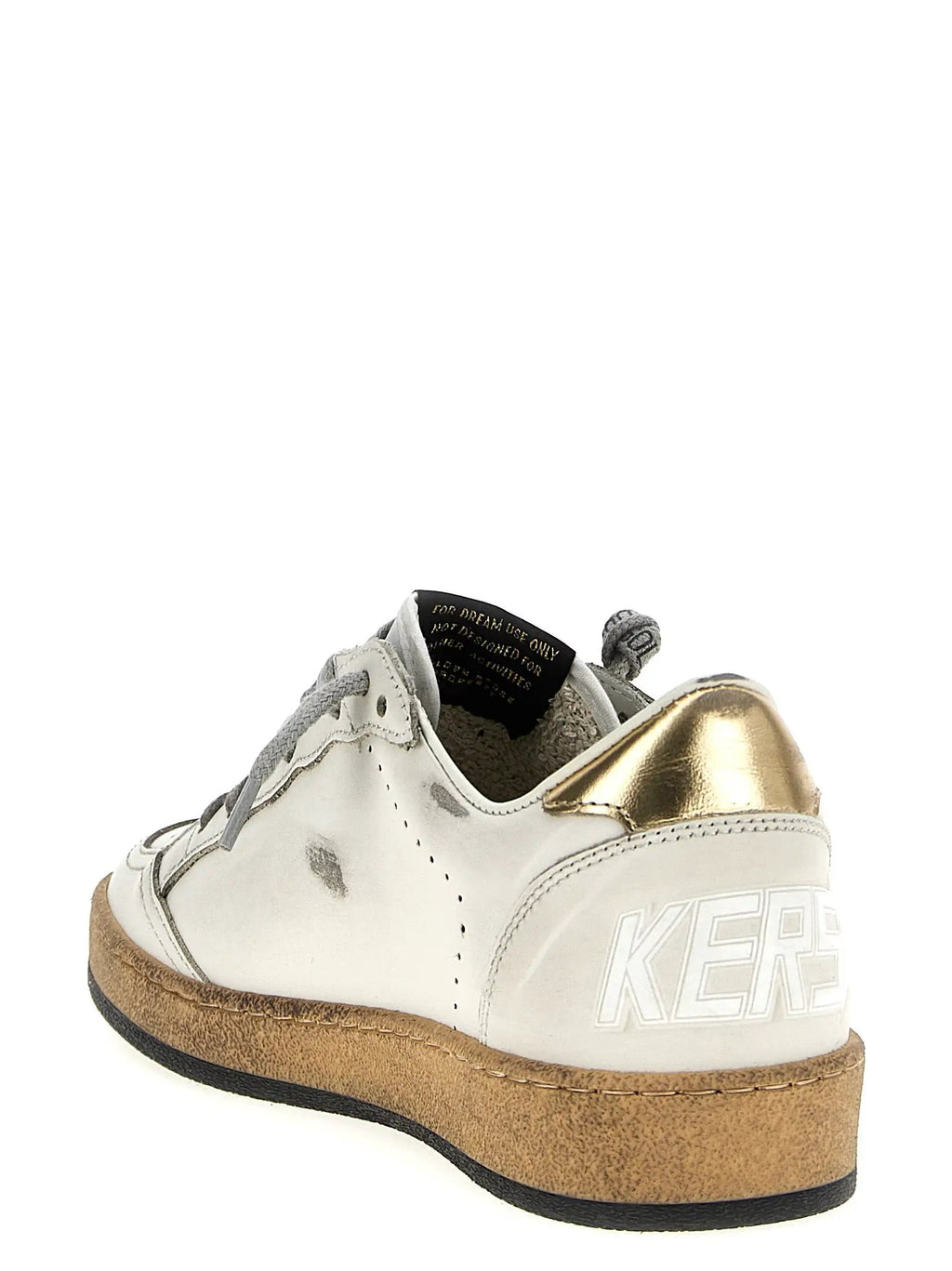 Golden Goose Golden Goose Gold Cowhide Low Top Sneakers