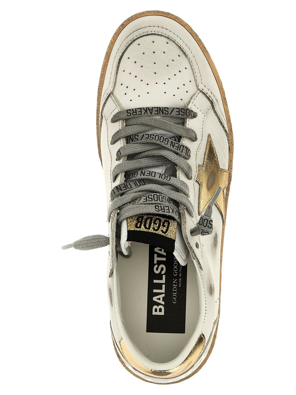 Golden Goose Golden Goose Gold Cowhide Low Top Sneakers