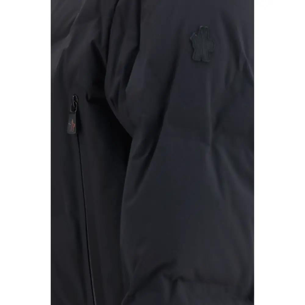 Moncler Grenoble Black Polyamide Full-Length Jacket