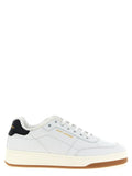 Saint Laurent Bicolor Calfskin Low Top Sneakers