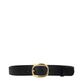 Tom Ford Tom Ford Black Leather Regular Belt