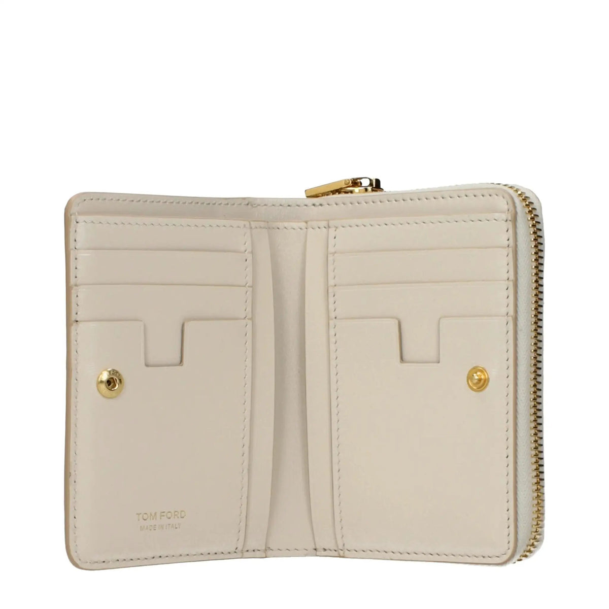 Tom Ford Beige Leather Wallet
