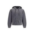 Moose Knuckles Gray Nylon Full-Length Jacket