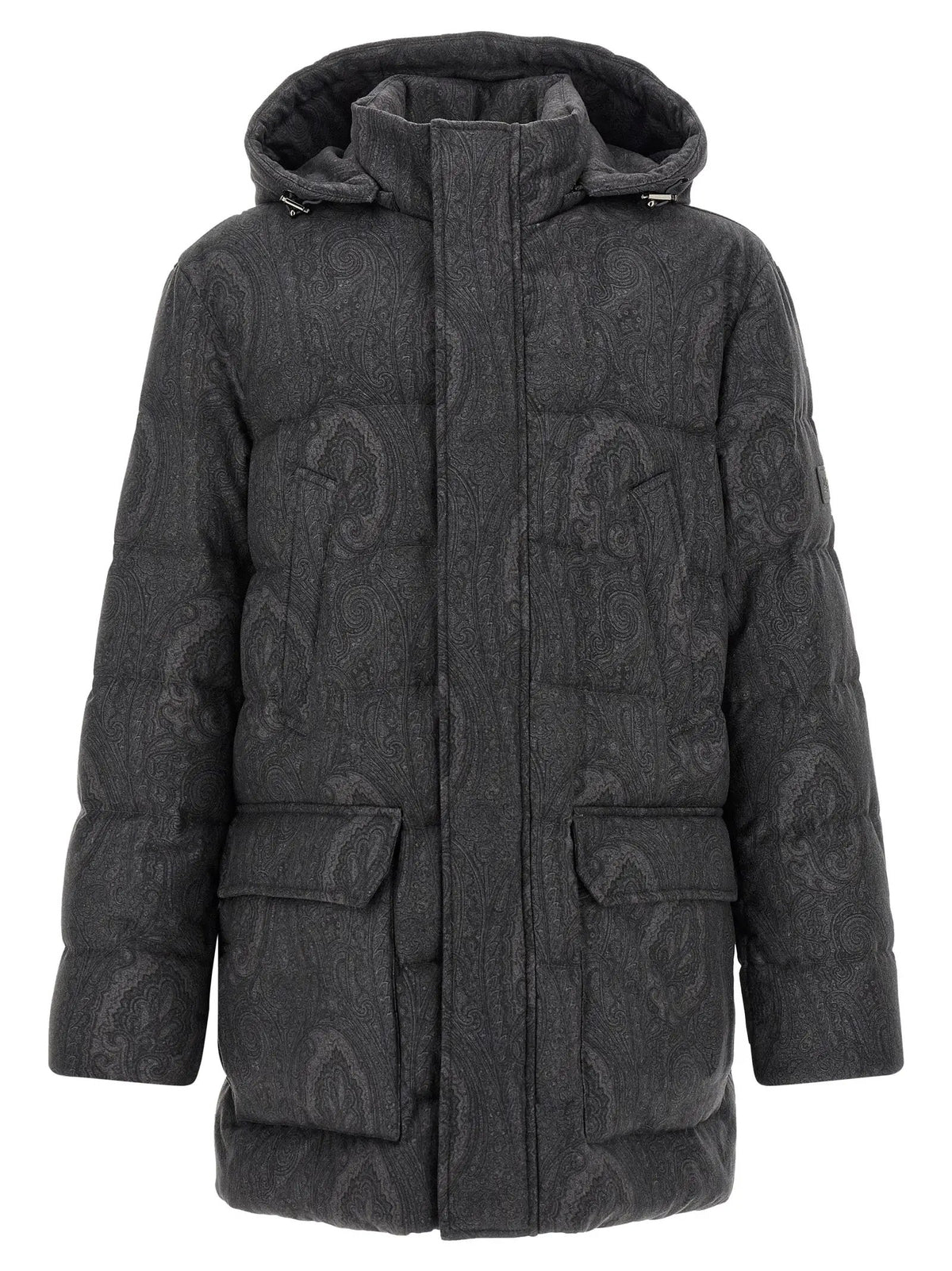 Etro Gray Wool Coat