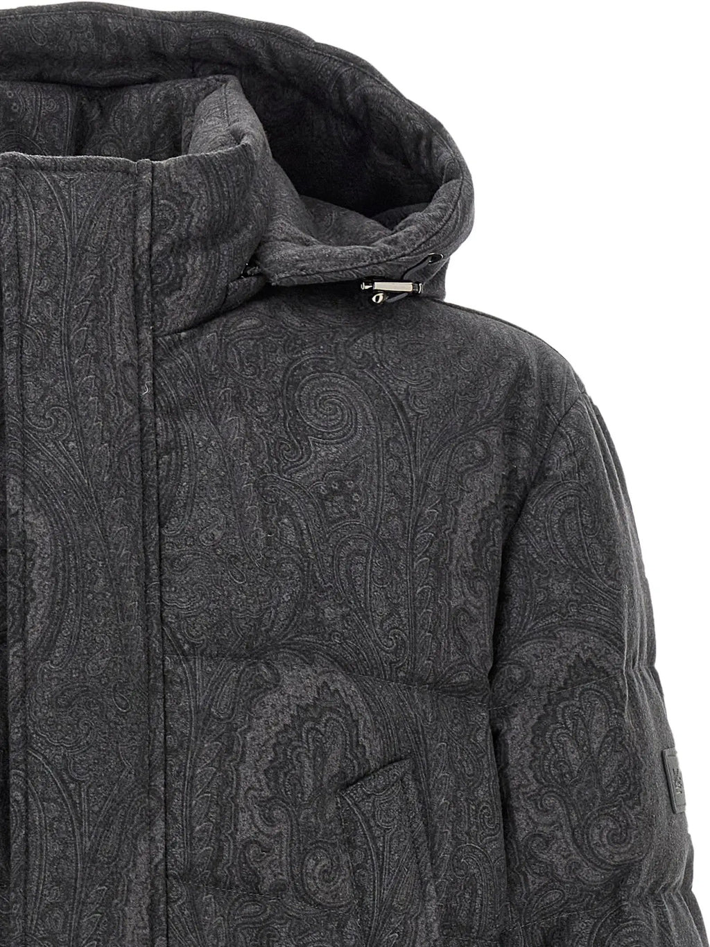 Etro Gray Wool Coat