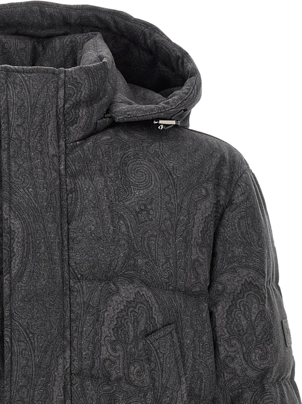 Etro Gray Wool Coat