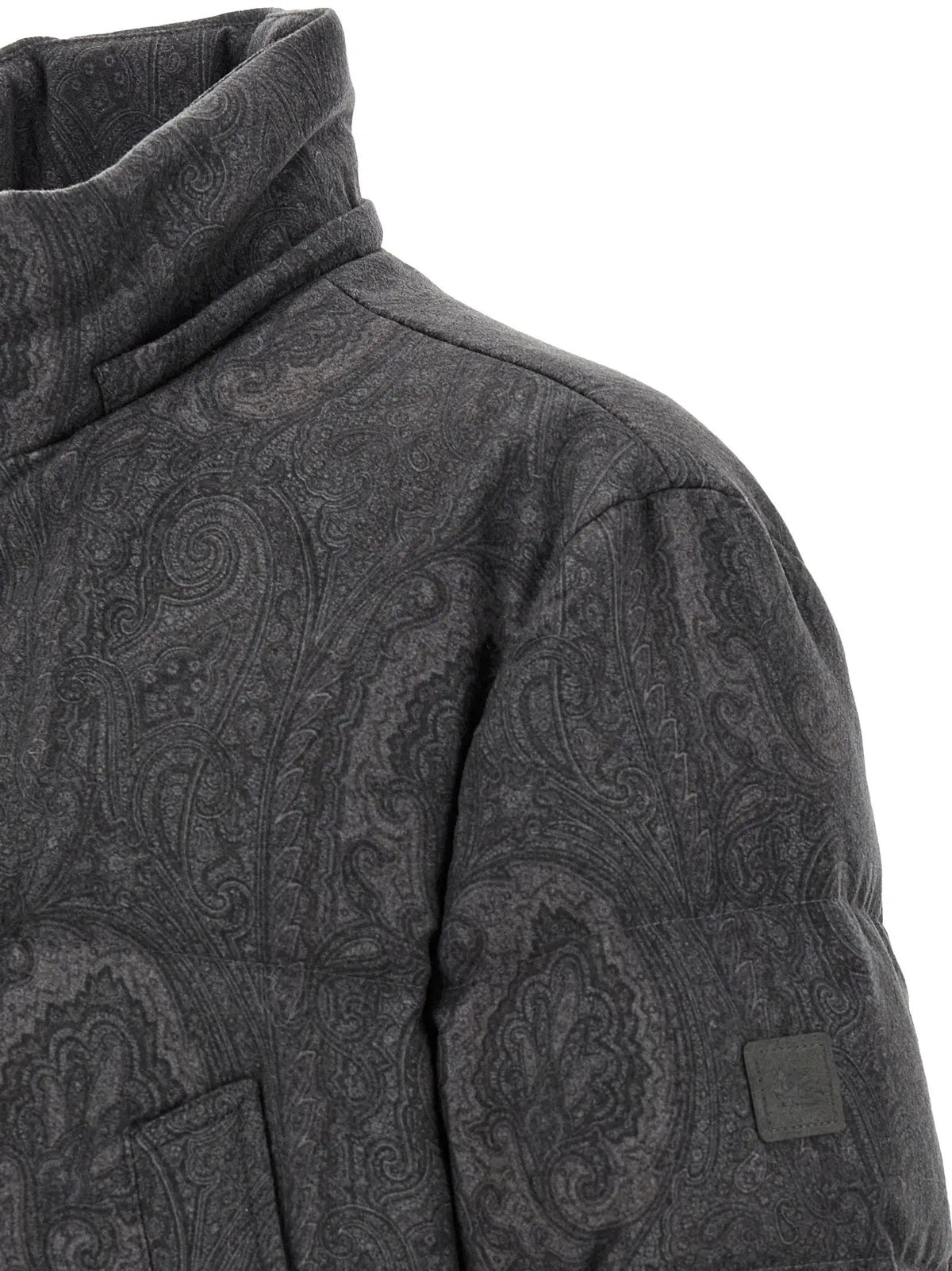 Etro Gray Wool Coat