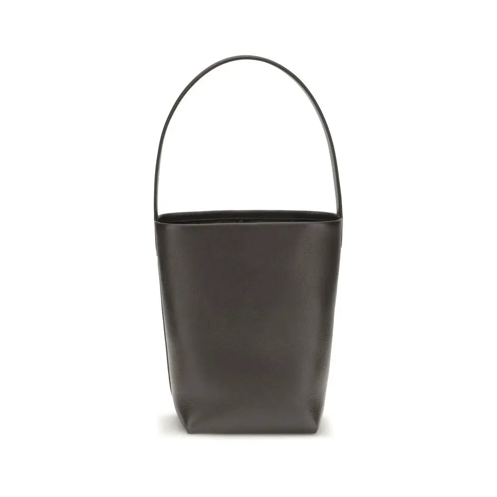 The Row The Row Brown Calf Leather Bos Taurus Shoulder Bag