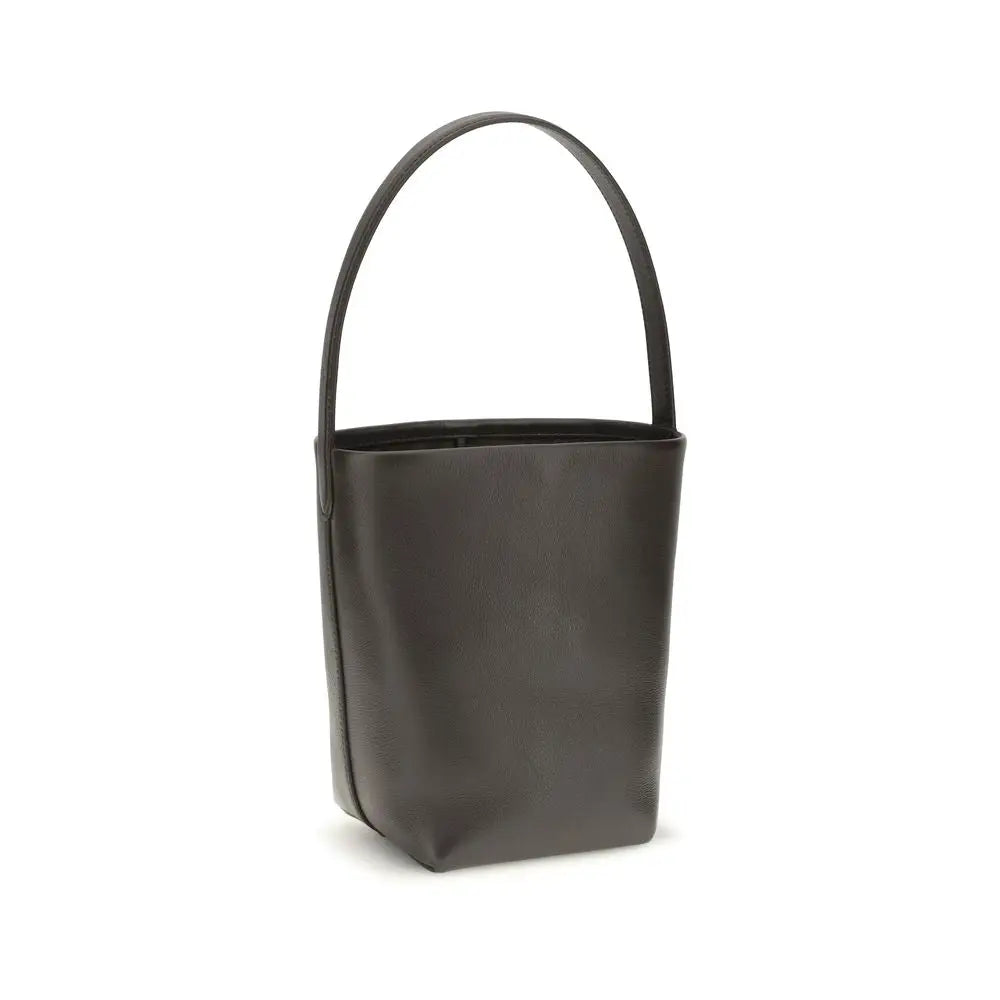 The Row The Row Brown Calf Leather Bos Taurus Shoulder Bag