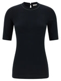 Brunello Cucinelli Black Cotton Cardigan