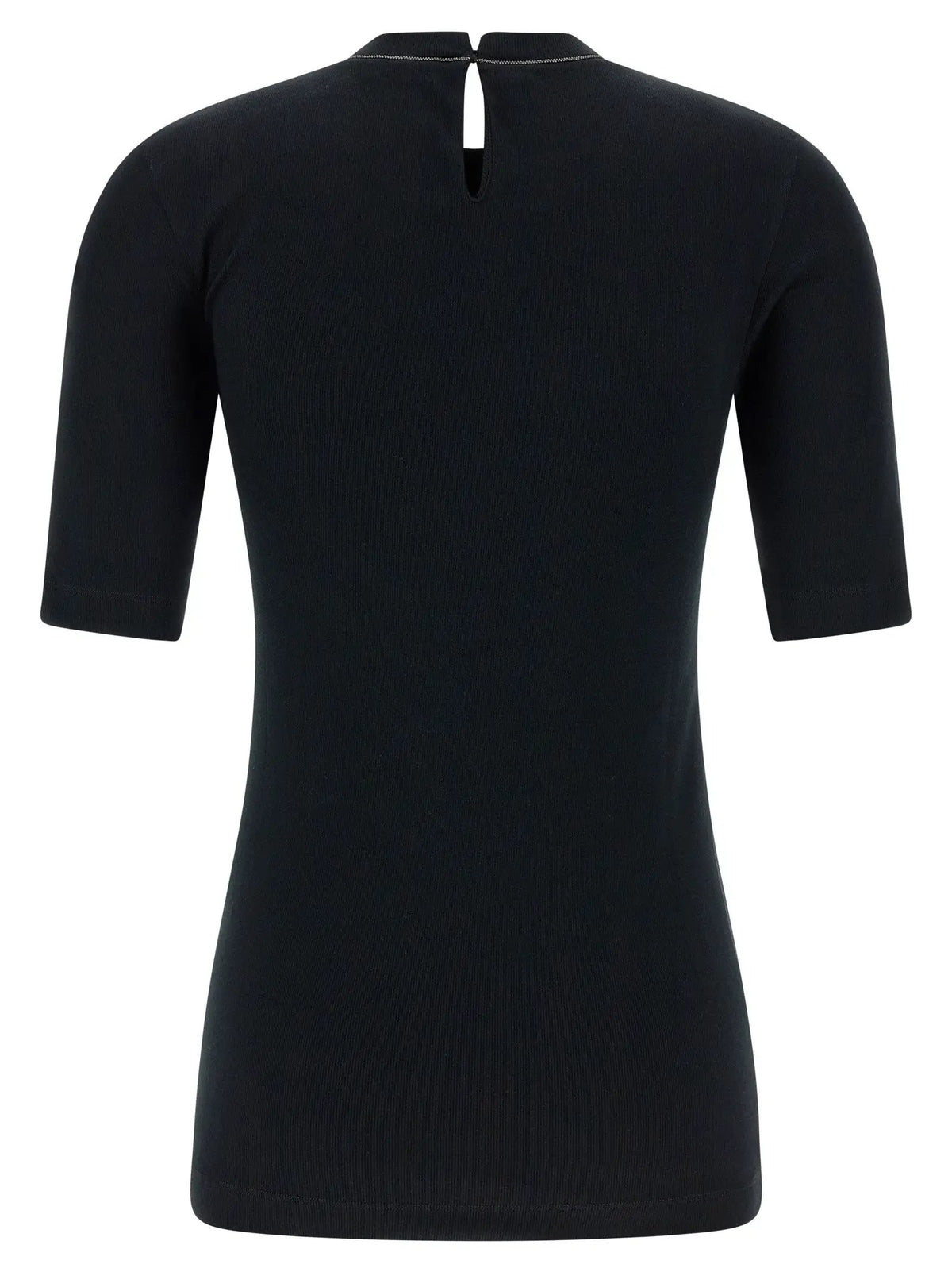 Brunello Cucinelli Black Cotton Cardigan