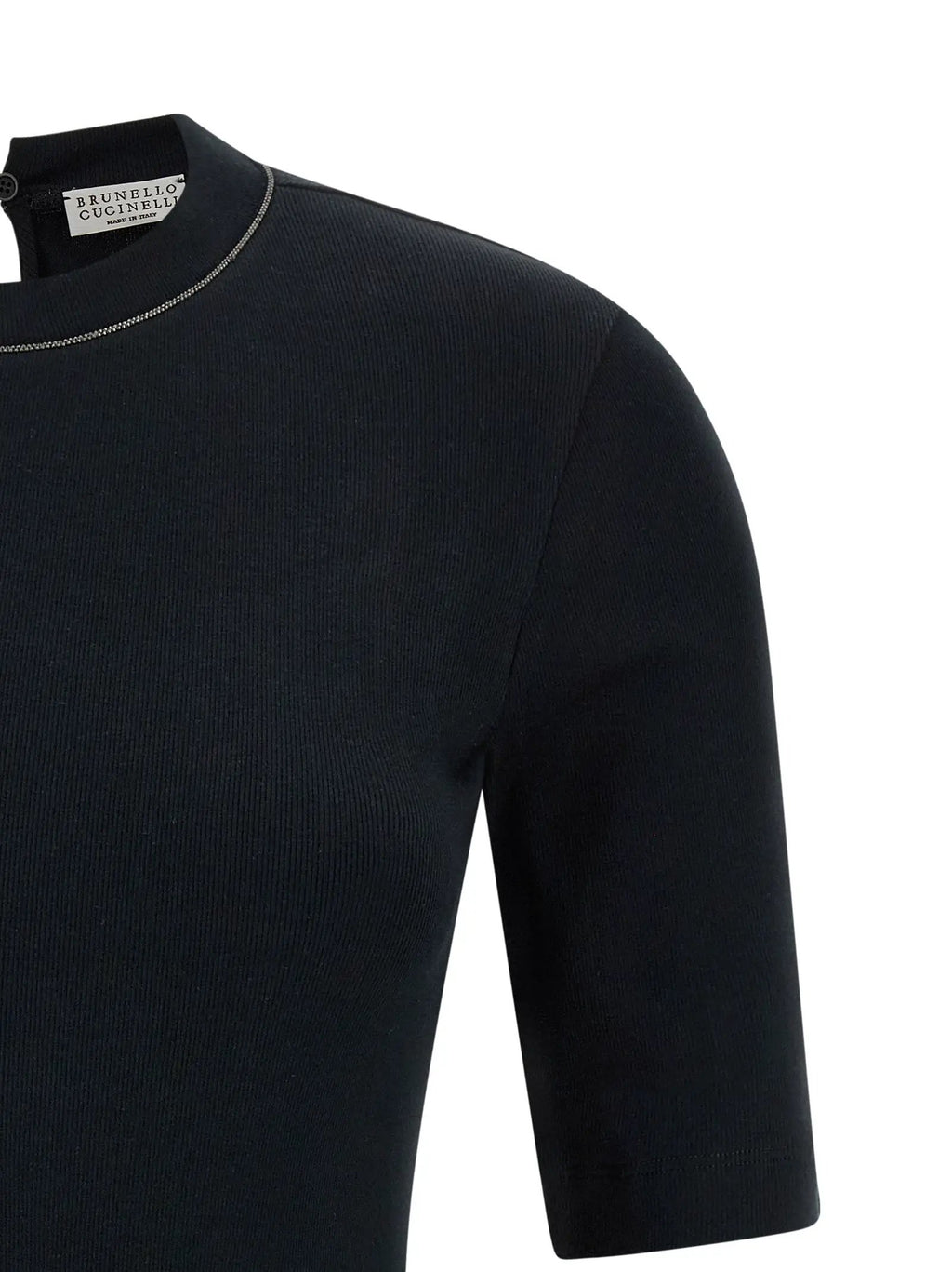 Brunello Cucinelli Black Cotton Cardigan