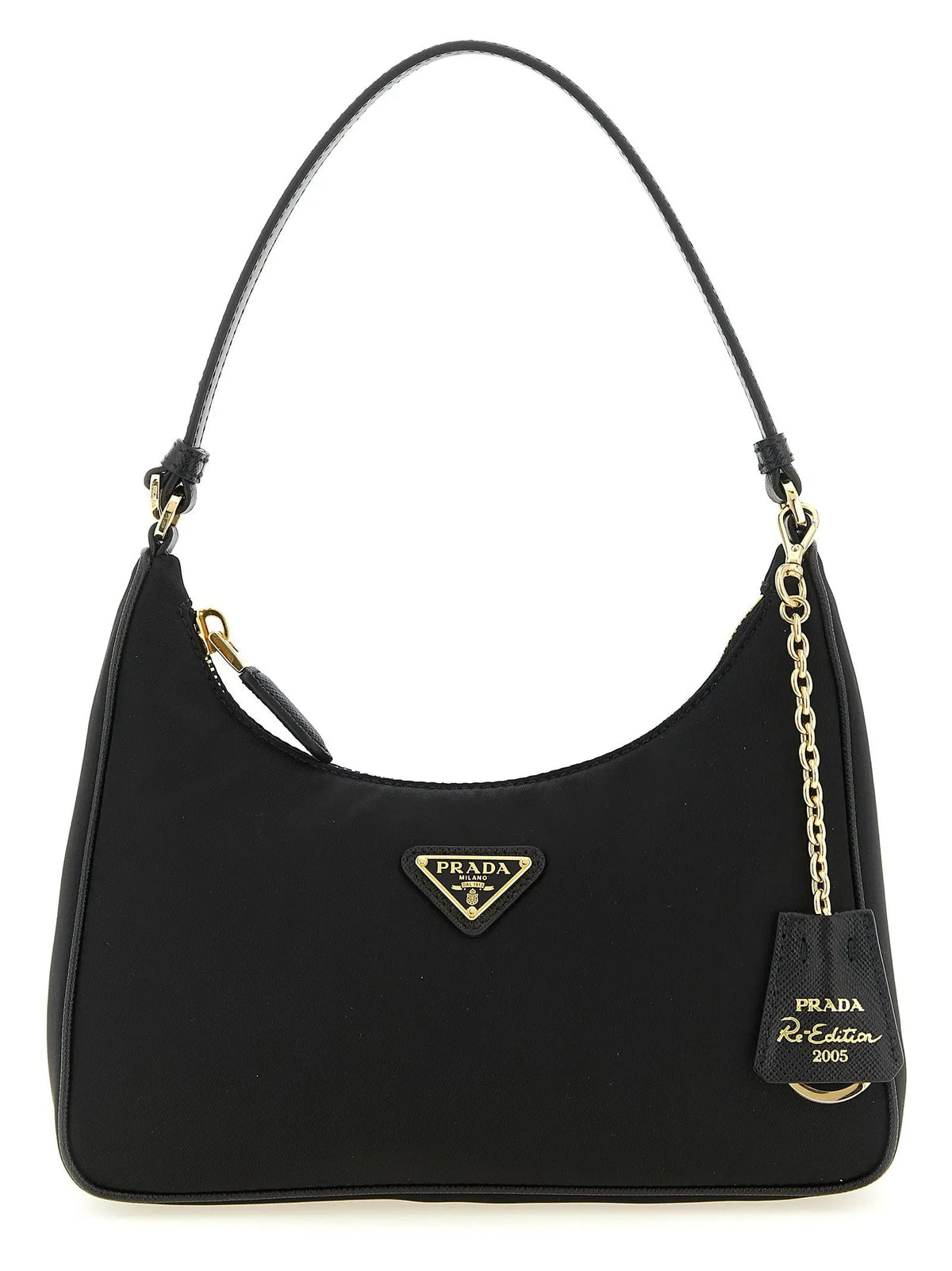 Prada Prada Black Recycled Polyamide Shoulder Bag