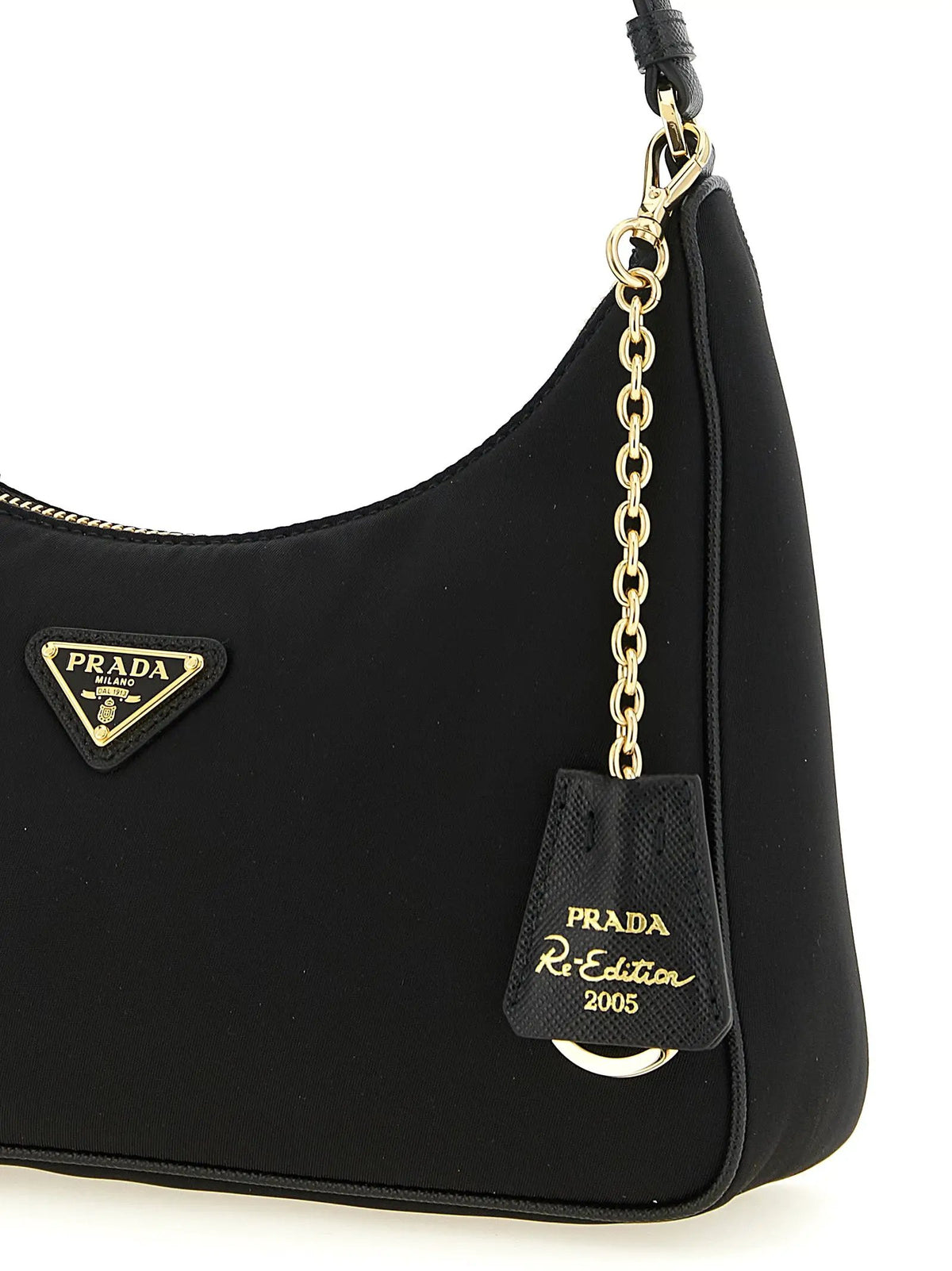 Prada Prada Black Recycled Polyamide Shoulder Bag