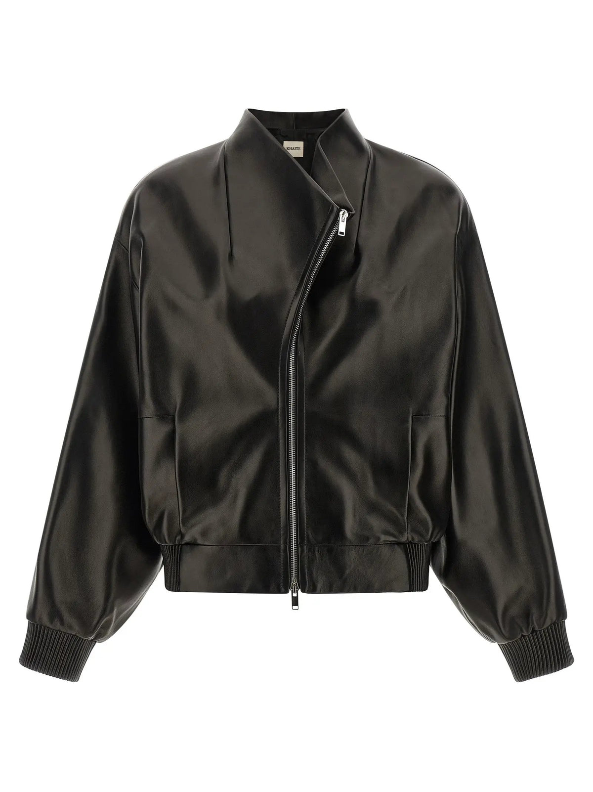 Khaite Black Lamb Leather Leather Jacket