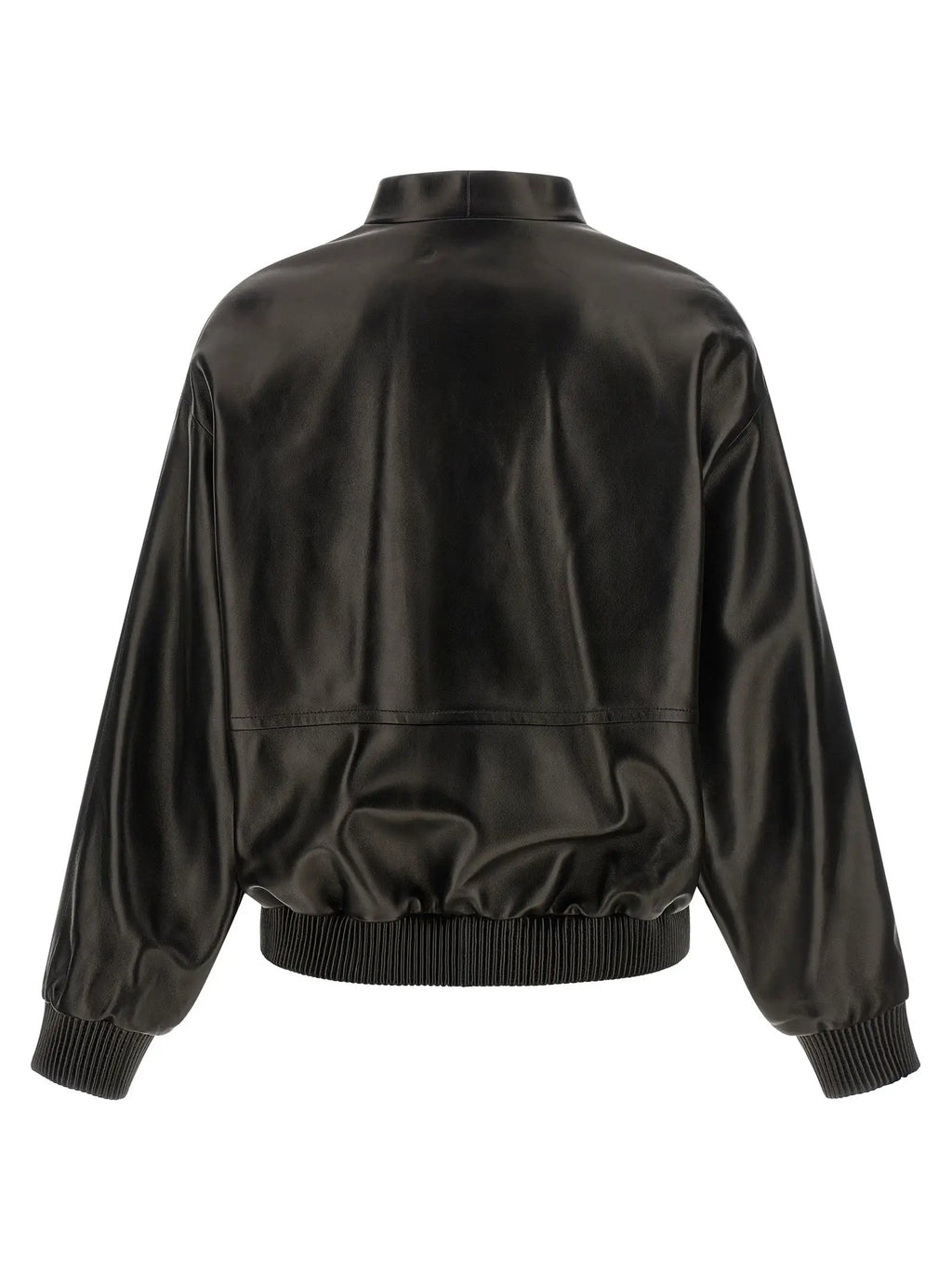 Khaite Black Lamb Leather Leather Jacket