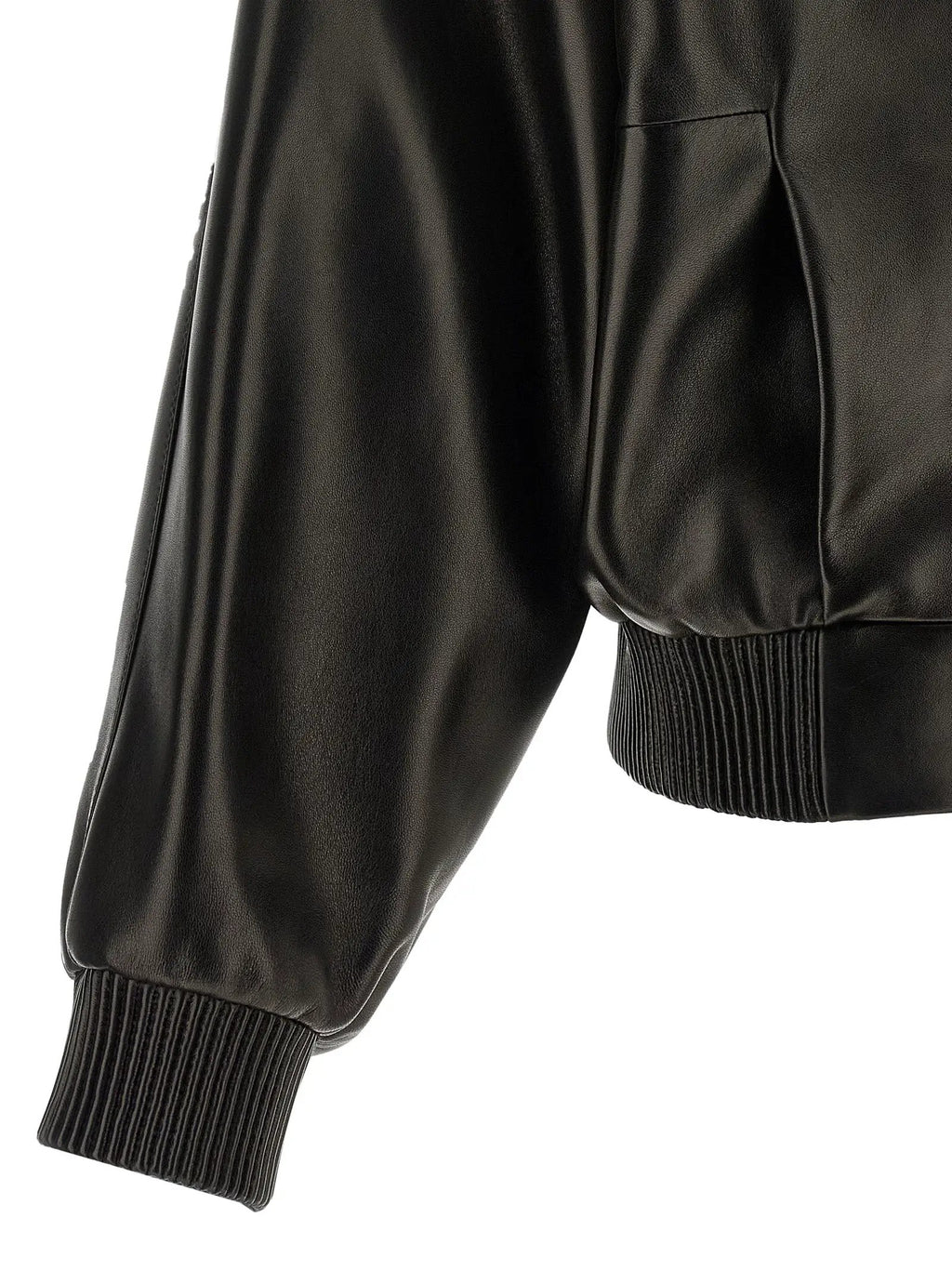 Khaite Black Lamb Leather Leather Jacket