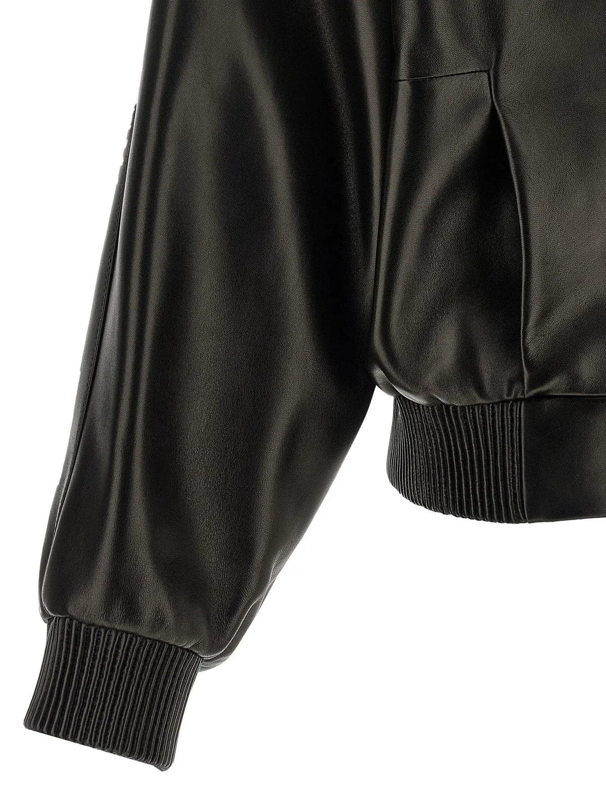 Khaite Black Lamb Leather Leather Jacket