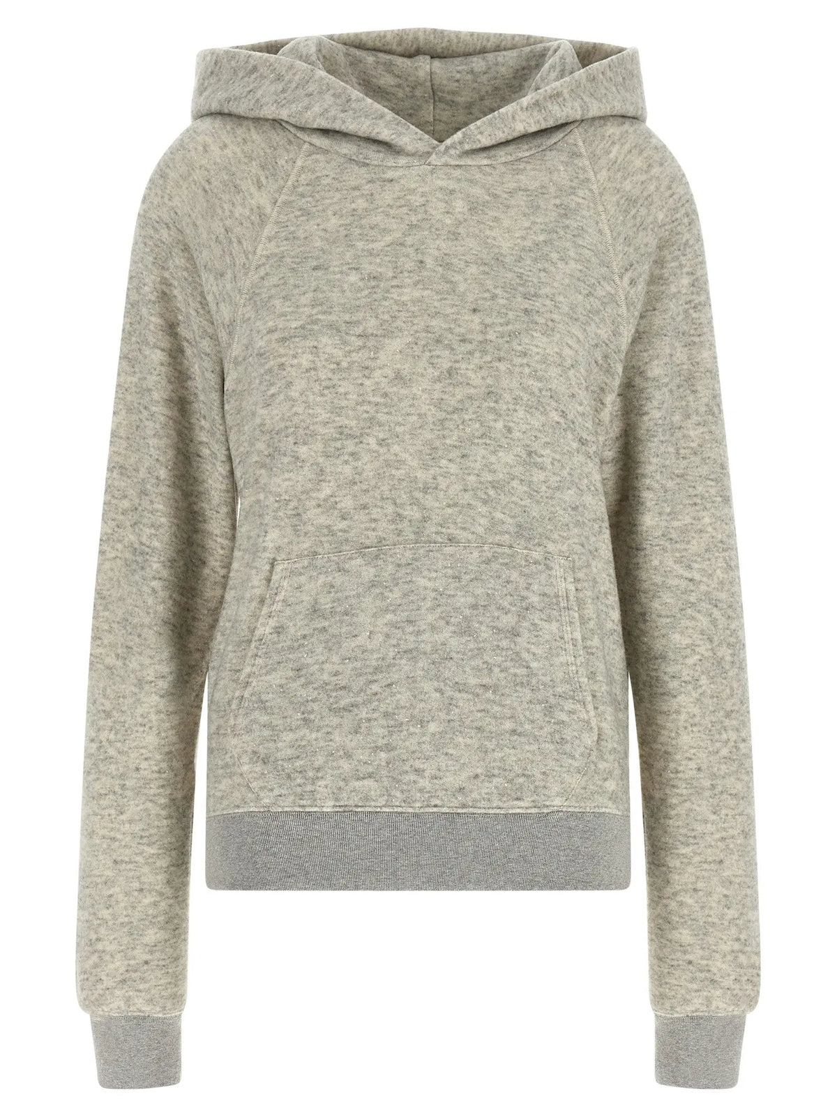 Khaite Gray Cotton Hoodie