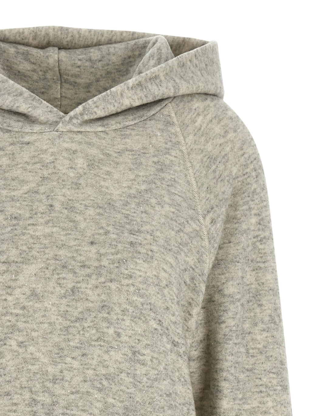 Khaite Gray Cotton Hoodie