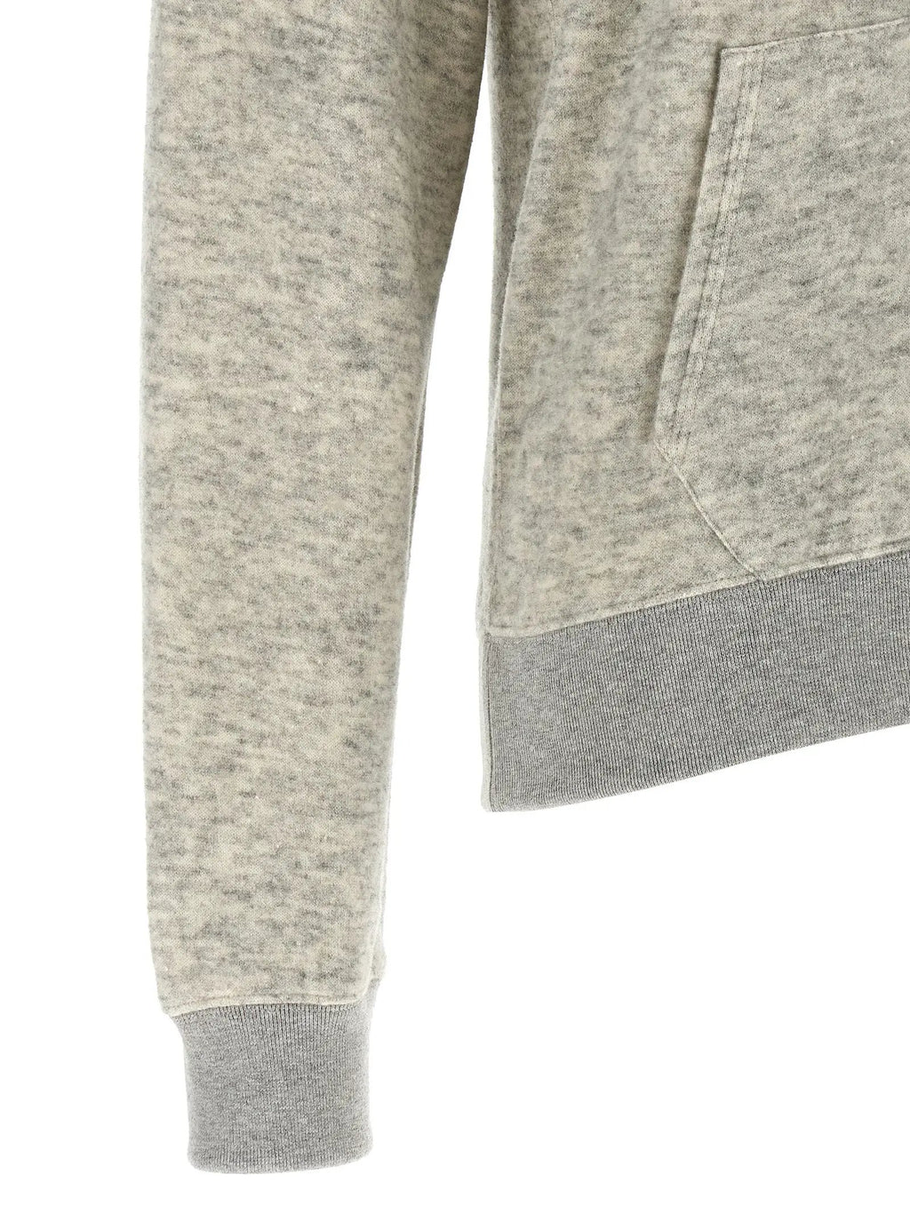 Khaite Gray Cotton Hoodie
