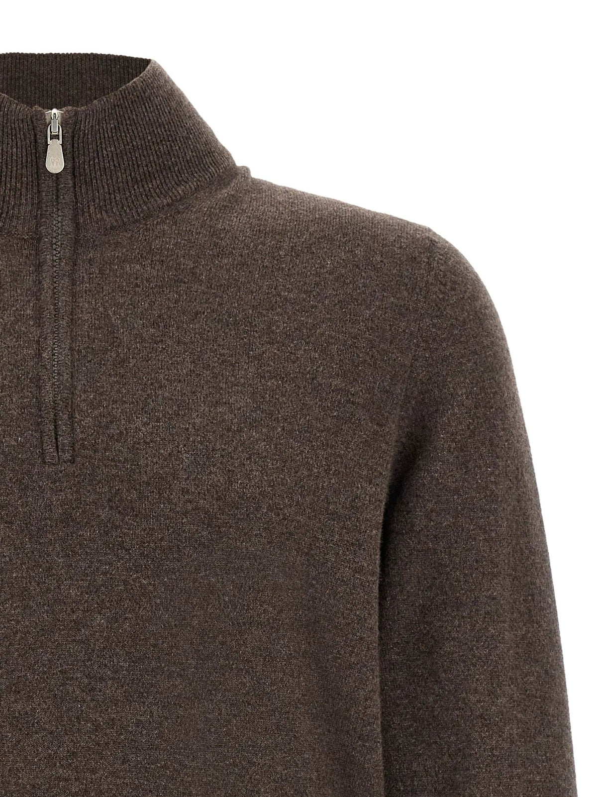 Brunello Cucinelli Brunello Cucinelli Brown Cashmere Cardigan