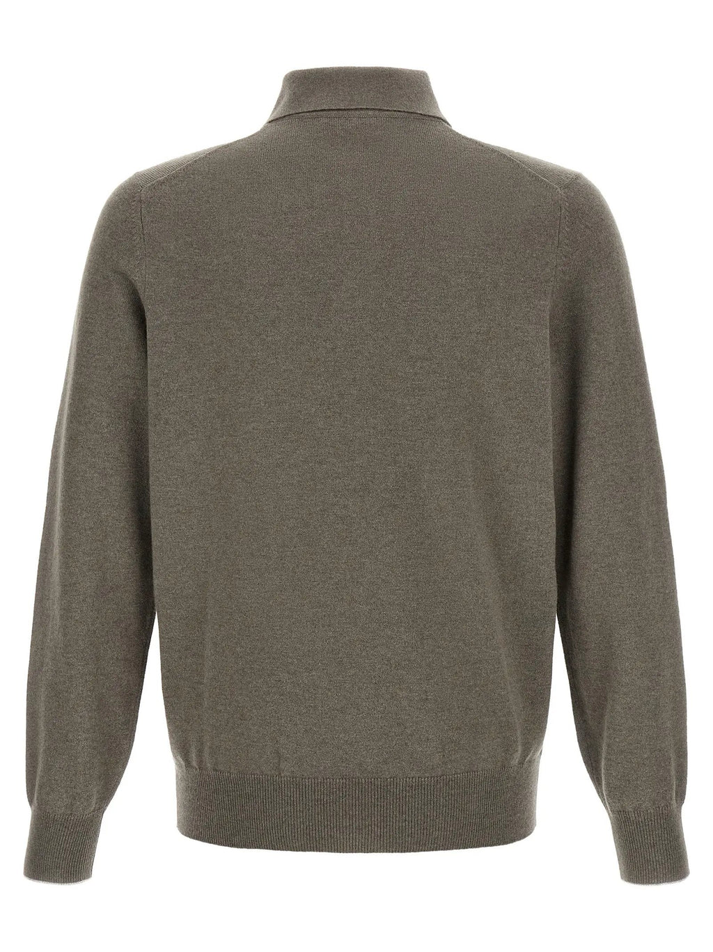 Brunello Cucinelli Bicolor Cashmere Polo Shirt
